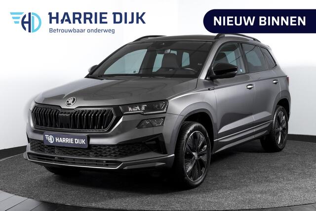 Skoda Karoq 1.5 TSI ACT Sportline Business 150 PK - Automaat | Elek. Trekhaak | Dig. Cockpit | Adapt. Cruise | PDC | Camera | NAV + App. Connect | ECC | DAB | LM 18" | 2863