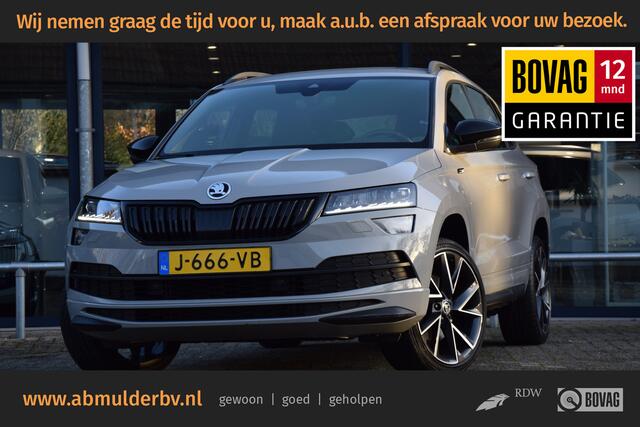 Skoda Karoq 1.5 TSI 150PK ACT Sportline Business DSG Automaat | Org. NL | BOVAG Garantie | Trekhaak | 19'' Velgen | Virtual Cockpit | Achteruitrijcamera | Stoel/Stuur&Voorruitverwarming |
