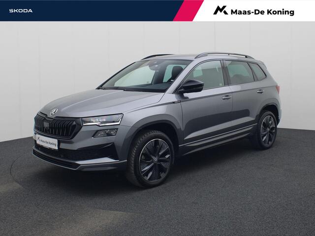 Skoda Karoq 1.5TSI/150PK ACT Sportline DSG · Navigatie · Trekhaak · Apple/Android · Camera · Garantie t/m 01-02-2029 of 60000km.