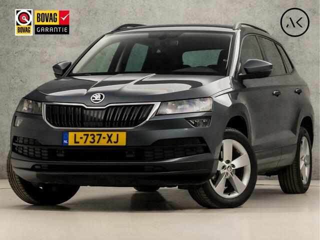 Skoda Karoq 1.5 TSI ACT Sportline Automaat (APPLE CARPLAY, KEYLESS ENTRY, STOELVERWARMING, SPORTSTOELEN, GETINT GLAS, WITTE STIKSELS, CLIMATE CONTROL, BLUETOOTH, NIEUWSTAAT)