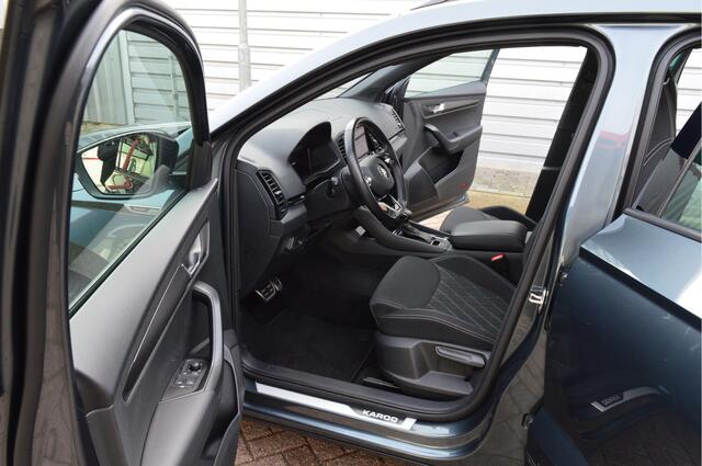 Skoda Karoq 1.5 TSI ACT Sportline Business O.a; Haak, Stoelverw, Cruise, Carplay, Pano, Etc. All-in prijs!