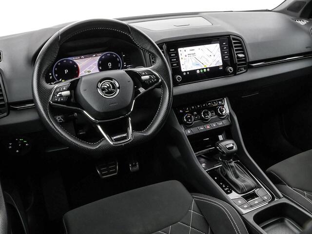 Skoda Karoq 1.5 TSI 150PK DSG ACT Sportline · Navigatie · Camera · Parkeersensoren · Keyless · Stoel-& stuurverwarming · Garantie t/m 27-02-2027 of 60.000km