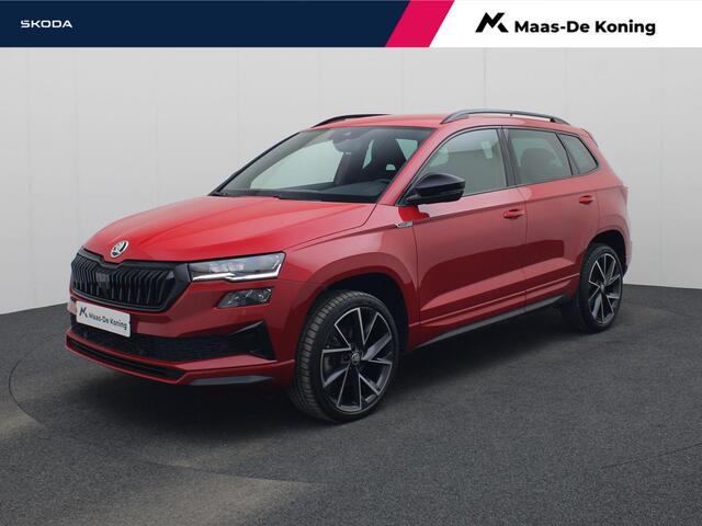 Skoda Karoq 1.5TSI/150PK ACT Sportline DSG · Navigatie · Apple/Android · Camera + Parkeersensoren · Garantie t/m 28-09-2027 of 60000km.