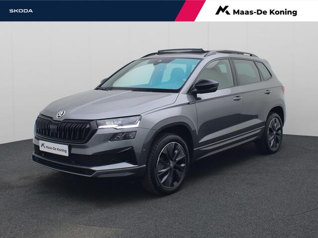 Skoda Karoq 1.5TSI/150PK ACT Sportline DSG · Panoramadak · 360°Camera + Parkeersensoren · Navigatie · Garantie t/m 27-02-2030 of 100000km