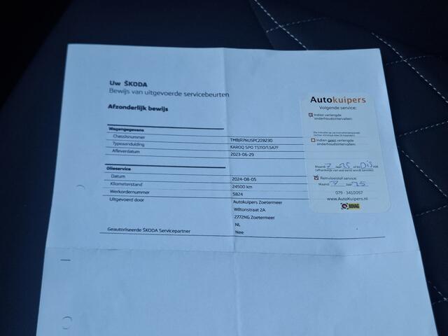 Skoda Karoq 1.5 TSI ACT Sportline Business | Android/Apple Carplay | LM Velgen 18" | Achteruitrijcamera + PDC Voor en Achter | Cruise Control | Airco |