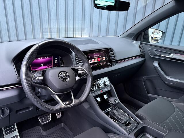 Skoda Karoq 1.5 TSI ACT Sportline Business | Elk. A-klep | Camera | Lane Assist | Stoel & Stuur verw. | Prijs Rijklaar!!