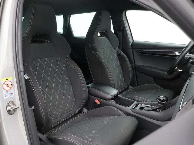 Skoda Karoq 1.5 TSI ACT 150 PK DSG SPORTLINE + CANTON AUDIO | STEEL GREY | CAMERA | 19 INCH | VIRTUAL | SFEER