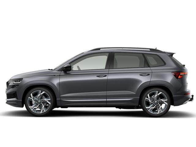 Skoda Karoq Sportline Ultimate 1.5 TSI ACT 150 pk 7 versn. DSG | Wegklapbare Trekhaak | Travel Assist Pakket Plus | Virtual Pedal | 19 Inch Velgen Sagitarius Aero