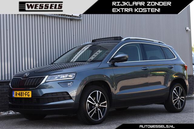 Skoda Karoq 1.5 TSI ACT Business Edition Plus Panorama, Wegkl. trekhaak, Adaptive cruise, Stoelverwarming voor/achter, Camera,