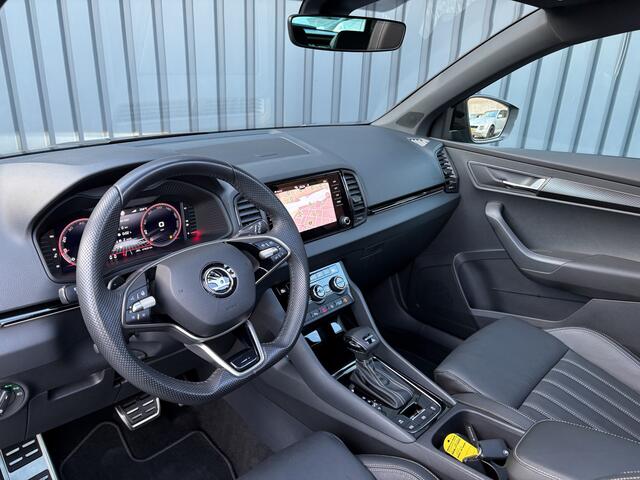 Skoda Karoq 1.5 TSI ACT Sportline Business | Panodak | Trekhaak wegkl. | Stoel geheugen | Leder | Prijs Rijklaar!!