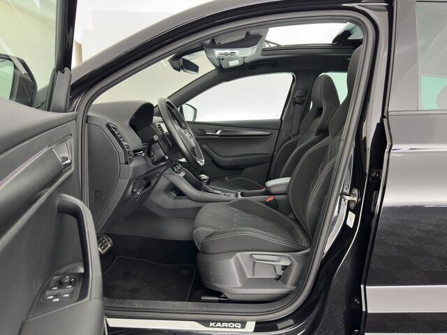 Skoda Karoq 1.5 TSI ACT Sportline Business (INCL-BTW) Aut. *PANO | DIGI-COCKPIT | FULL-LED | ADAPTIVE-CRUISE | HEATED-SPORTSEATS | TOP-VIEW | AMBIENTLIGHT | NAVI-FULLMAP | KEYLESS | DAB+ | TOWBAR | PRIVACYGLASS | 18''ALU*