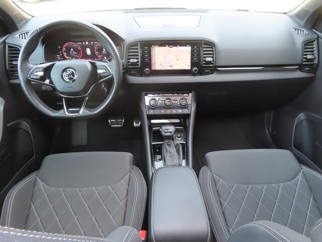 Skoda Karoq 1.5 TSI ACT Sportline Business DSG | pano dak | trekhaak wegklapbaar | verwarmbare voorruit | adaptive cruise | dode hoek detectie