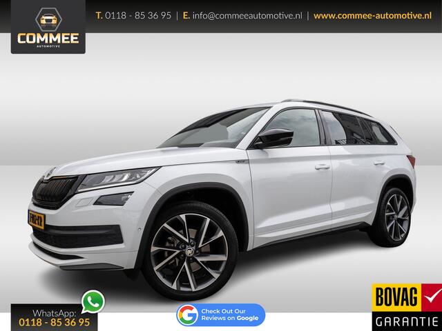 Skoda Kodiaq 1.4 TSI 4x4 Sportline Business ?1jaarBOVAG?PANO?Trekhaak?Leer?2000KG AHW