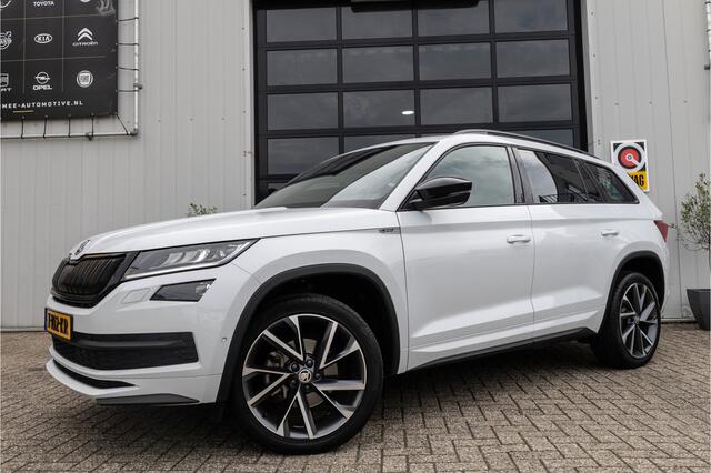 Skoda Kodiaq 1.4 TSI 4x4 Sportline Business ?1jaarBOVAG?PANO?Trekhaak?Leer?2000KG AHW