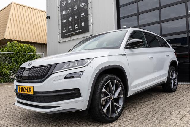 Skoda Kodiaq 1.4 TSI 4x4 Sportline Business ?1jaarBOVAG?PANO?Trekhaak?Leer?2000KG AHW