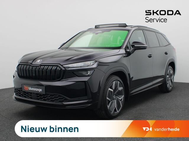 Skoda Kodiaq 1.5 TSI MHEV Sportline Business 7p 150PK DSG Matrix led, trekhaak, Canton sound, verwarmbare voorruit, panoramadak, elektrische voorstoelen, keyless, derde zitrij, 20" lichtmetaal