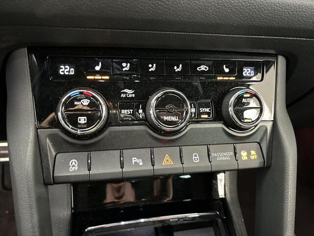 Skoda Kodiaq 1.5 Tsi 150pk DSG Sportline Business 7p. · Camera · 7.Persoons · Elek. Trekhaak · Keyless · Elek. Achterklep · Elek. Bestuurdersstoel · 19'' Inch · Garantie t/m 22-05-2027 of 100.000km