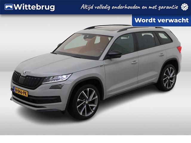 Skoda Kodiaq 1.5 TSI 150pk DSG Sportline Business 7p. / Panoramadak / LED / Virtual Cockpit / Navigatie / Donker glas / 20" LMV