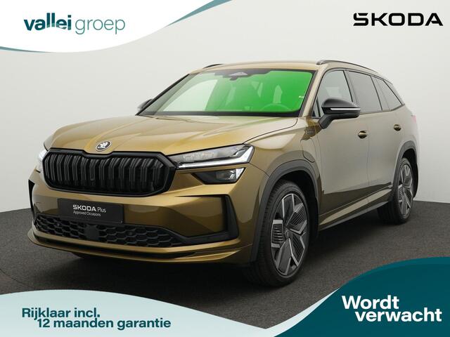 Skoda Kodiaq 1.5 TSI 204 pk DSG PHEV Sportline Business | Geheugenstoel | Matrix LED | Leder/alcantara | Achteruitrijcamera | Stuur-/achterbankverwarming