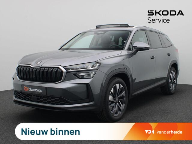 Skoda Kodiaq 1.5 TSI PHEV Business Edition 204PK DSG Pano-Schuifdak, Adaptieve Cruise Controle, Side Assist, Virtual Pedal, Memorystoel, Winterpakket, Keyless, Achteruitrijcamera, Trekhaak, 19" LM Velgen