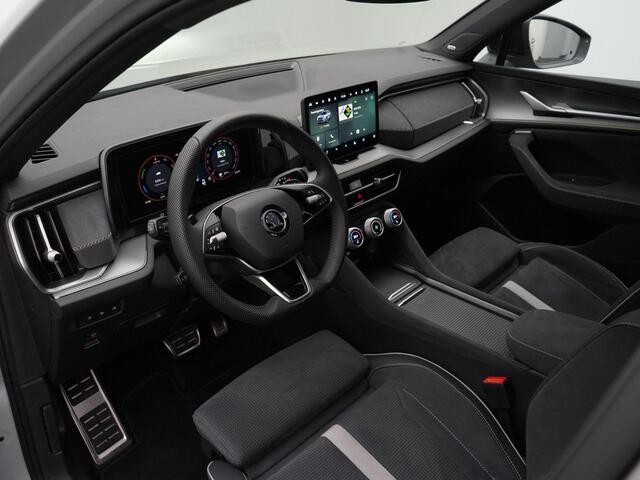 Skoda Kodiaq 1.5 TSI 204 pk DSG PHEV Sportline Business | Geheugenstoelen | Stoel-/achterbankverwarming | CANTON | Leder/alcantara | Matrix LED