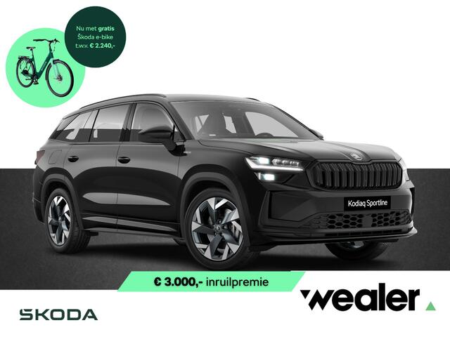 Skoda Kodiaq Sportline Business 1.5 TSI PHEV 204 PK GRATIS E-BIKE | Trekhaak | 19" lichtmetalen velgen |