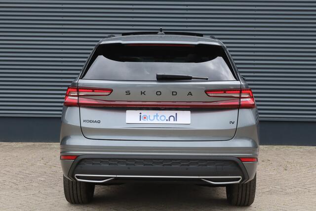 Skoda Kodiaq iV 1.5 TSI PHEV Sportline Pano/Matrix LED/DCC/ACC/Keyless/Camera/20"/Elek. stoel+mem/Trekhaak wegkl.