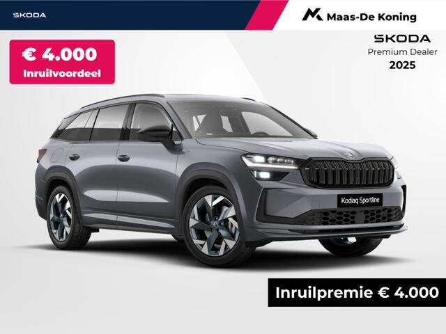 Skoda Kodiaq Sportline Business 1.5 TSI PHEV 150 kW / 204 PK SU V | Trekhaak | Panorama dak | Comfort pakket | 4000,- inruilvoordeel!!