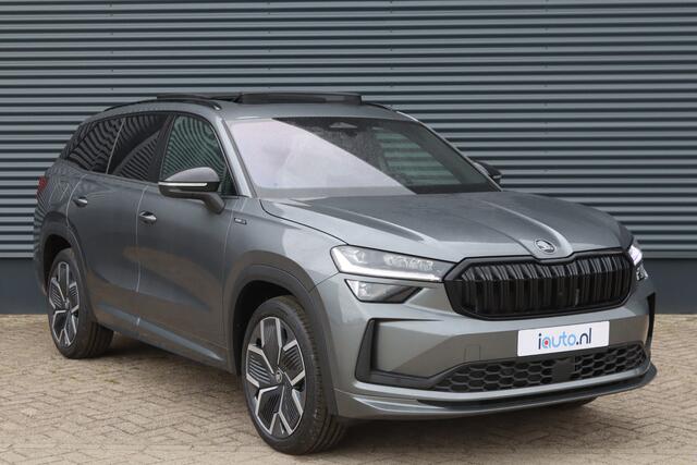 Skoda Kodiaq iV 1.5 TSI PHEV Sportline Pano/Matrix LED/DCC/ACC/Keyless/Camera/20"/Canton/Elek. stoelen+mem/Trekhaak wegkl.
