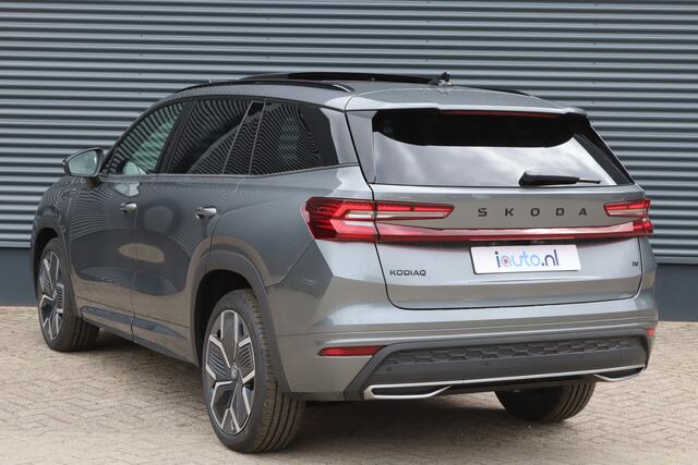 Skoda Kodiaq iV 1.5 TSI PHEV Sportline Pano/Matrix LED/DCC/ACC/Keyless/Camera/20"/Canton/Elek. stoelen+mem/Trekhaak wegkl.