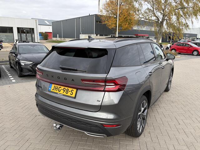 Skoda Kodiaq 1.5 TSi 204 Pk Automaat PHEV Sportline Business | Canton Audio | Panoramadak | Elektrische Stoelen | Trekhaak | Stoel Verwarming | CarPlay | Camera | LED | 20 Inch | Nieuwe Auto!!