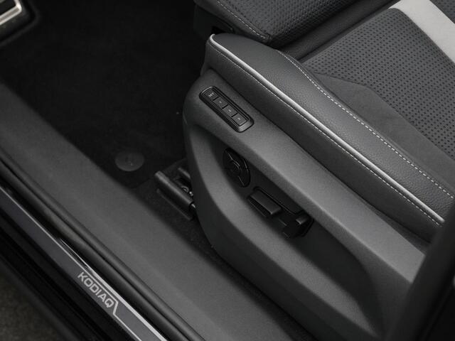 Skoda Kodiaq 7 pers. 1.5 TSI MHEV 150 pk DSG Sportline | Panoramadak | Geheugenstoelen | Head-up display | Matrix LED | Rondomzicht camera | Canton | Stuur-/achterbankverwarming