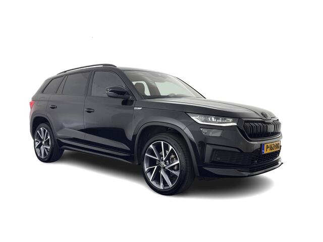 Skoda Kodiaq 1.5 TSI Sportline Business [ 7-Pers. ] (INCL.BTW) Aut. *LEATHER-MICROFIBRE | FULL-LED | ADAPTIVE-CRUISE | MEMORY-PACK | DIGI-COCKPIT | NAVI-FULLMAP | CAMERA | DAB+ | AMBIENT-LIGHT | KEYLESS | CARPLAY | 20''ALU | TOWBAR*