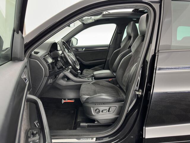 Skoda Kodiaq 1.5 TSI Sportline Business (INCL. BTW) AUT. *LEATHER-MICROFIBRE | FULL-LED | ADAPTIVE-CRUISE | DIGI-COCKPIT | NAVI-FULLMAP | CAMERA | DAB | AMBIENT-LIGHT | KEYLESS | CARPLAY | TOWBAR | 20'' ALU*