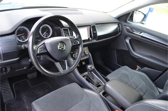 Skoda Kodiaq 1.5 TSI Autom. Sfeerverl. Pano | Trekhaak 1800KG | Leer / Alcantara | CANTON | a.Camera | Carplay | DAB | Stoelverwarming