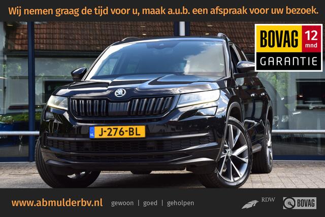 Skoda Kodiaq 1.5 TSI 150PK Sportline Business DSG Automaat | Org. NL | incl. BOVAG Garantie | Trekhaak | Virtual Cockpit | Stoelverwarming | Camera | 20'' Velgen | Adaptive Cruise Control | Elektrische Kofferklep |