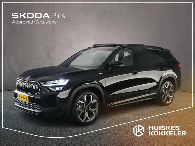 Skoda Kodiaq Sportline Business 1.5 TSI PHEV 204pk DSG Automaat Trekhaak, Panoramadak, Achteruitrijcamera, Adaptive cruise control, Elektriche achterklep, LED matrix koplampen