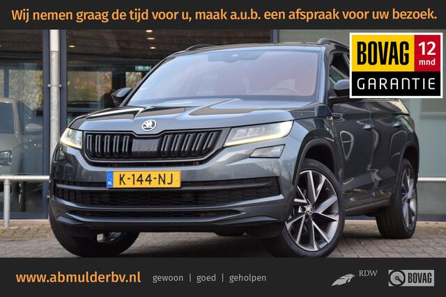 Skoda Kodiaq 1.5 TSI 150PK DSG Automaat Sportline Business | Org. NL | BOVAG Garantie | Trekhaak | Comfort pakket (adaptive cruise control met front assist, verwarmbare voorstoelen) | Panoramadak | Parkeer camera | Virtual dashboard | Stoelverwarming