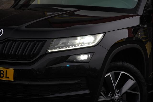 Skoda Kodiaq 1.5 TSI 150PK! Automaat Sportline Business BJ2020 Lmv 19" | Led | Pdc | Navi | Keyless entry | Elek. trekhaak | Elek. achterklep | Verwarmd voorruit | Achteruitrijcamera | App-Connect | Virtual cockpit | Canton Audio | Sportstoelen | Verwarmde voorstoelen