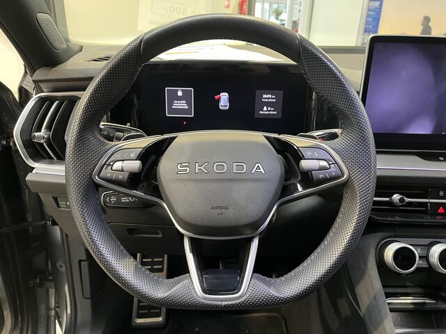 Skoda Kodiaq 1.5 TSI PHEV 204 pk Sportline | Stoelverw. | Stuurverw. | El. a. klep | El. verst. stoel + geh. | LED | 19" | Keyles entry |
