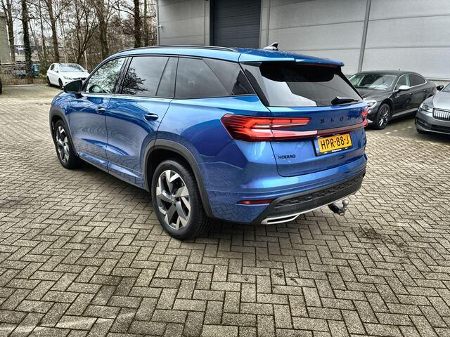 Skoda Kodiaq 1.5 TSI 204pk DSG PHEV Sportline Business · Panoramadak · Wegklapbare Trekhaak · Camera · Keyless · Dodehoek Detectie · Canton Audio · 19'' Inch · Garantie t/m 22-05-2029 of 100.000km