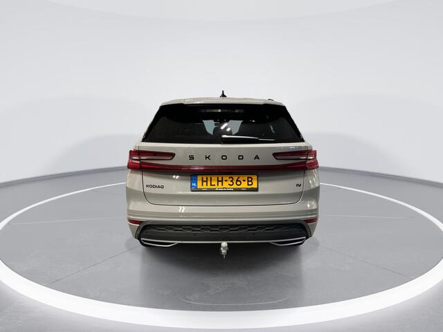 Skoda Kodiaq 1.5 TSI 204pk DSG PHEV Sportline Business · Panoramadak · Camera · Inklap. Trekhaak · Canton Audio · Elek. Verstelbare Stoelen + Geheugen · Side Assist · Keyless · Garantie t/m 13-05-2029 of 100.000km