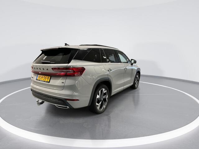 Skoda Kodiaq 1.5 TSI 204pk DSG PHEV Sportline Business · Panoramadak · Camera · Inklap. Trekhaak · Canton Audio · Elek. Verstelbare Stoelen + Geheugen · Side Assist · Keyless · Garantie t/m 13-05-2029 of 100.000km