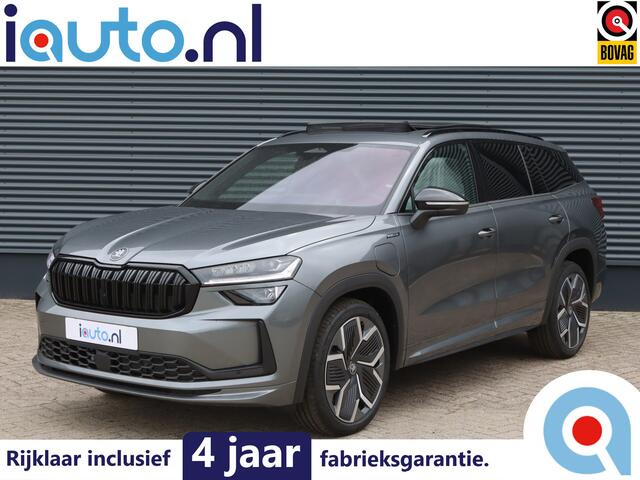 Skoda Kodiaq iV 1.5 TSI PHEV Sportline Pano/Matrix LED/ACC/Keyless/Camera/20"/Elek. stoel+mem/Trekhaak wegkl.