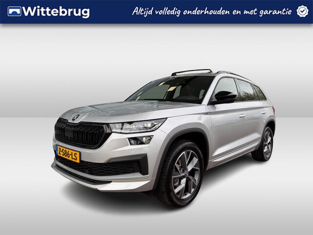 Skoda Kodiaq 1.5 TSI Sportline Business 7p. / Panoramadak / Zwenkbare trekhaak / Fabrieksgarantie t/m 06-2028