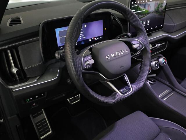 Skoda Kodiaq 1.5 TSI PHEV Sportline Business 204 pk Automaat (DSG) | Verlengde garantie | Navigatie | Trekhaak (wegklapbaar) | Achteruitrijverwarming | Stoelverwarming v/a |