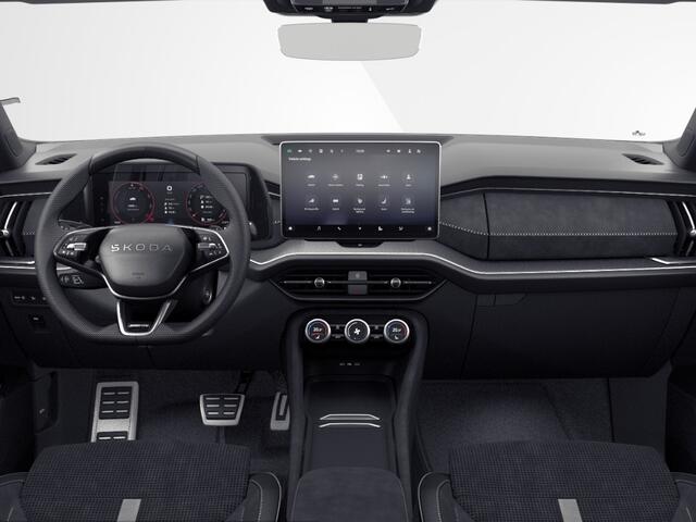 Skoda Kodiaq Sportline Business 1.5 TSI PHEV 150 kW / 204 PK | Steel Grey | 19'' tirsuli aero velgen | Trekhaak wegklapbaar