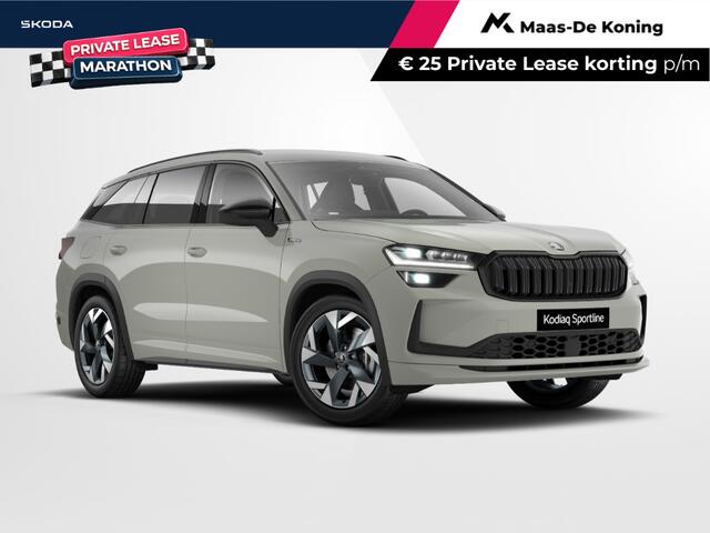Skoda Kodiaq Sportline Business 1.5 TSI PHEV 150 kW / 204 PK | Steel Grey | 19'' tirsuli aero velgen | Trekhaak wegklapbaar
