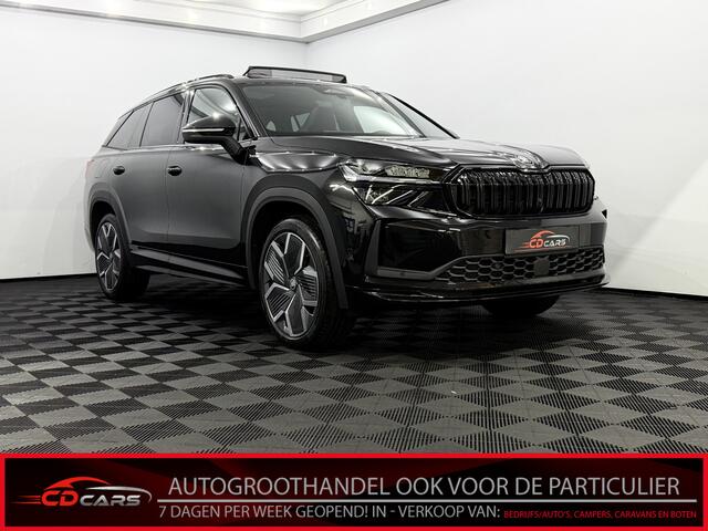 Skoda Kodiaq 1.5 TSI Sportline Business 7p Pano, 360 Camera, Navi, Half leder, Memory stoelen, Head-up display, Winterpakket, Elektrische achterklep, 2 jaar garantie