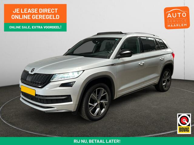 Skoda Kodiaq 1.5 TSI Sportline Business Aut- 7 Pers, Panoramadak, Carplay, Android Auto, Sfeerverlichting, Trekhaak